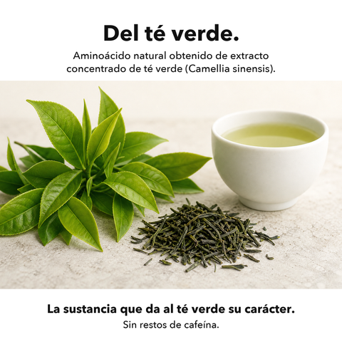 L‑Teanina Liposomal: Del té verde