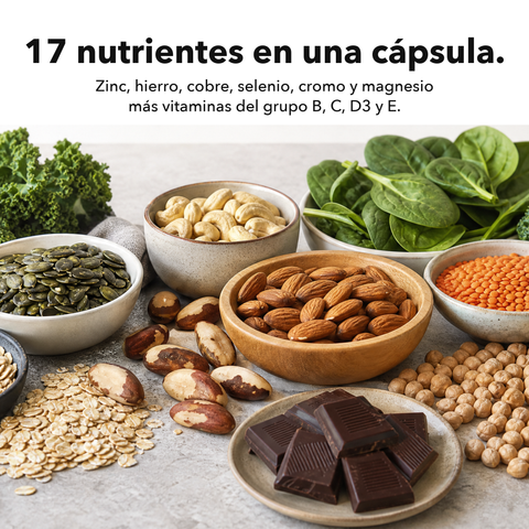 Multiminerales Liposomales: 17 nutrientes en una cápsula