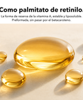 Vitamina A Liposomal: Como palmitato de retinilo