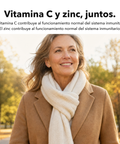 Vitamina C+Zinc Liposomal: Vitamina C y zinc, juntos