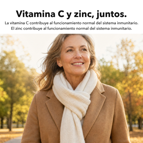 Vitamina C+Zinc Liposomal: Vitamina C y zinc, juntos