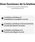 Biotina Liposomal: Otras funciones de la biotina