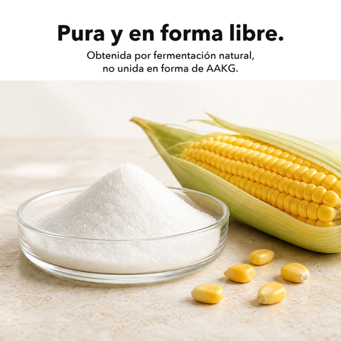 L-Arginina Liposomal: Pura y en forma libre