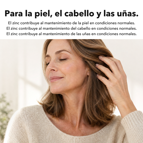 Zinc Liposomal: Para la piel, el cabello y las uñas