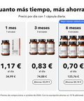 Ashwagandha Liposomal (Cápsulas): Cuanto más tiempo, más ahorras