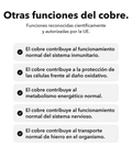 Cobre Liposomal: Otras funciones del cobre