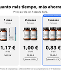Vitamina B12 Liposomal (Cápsulas): Cuanto más tiempo, más ahorras