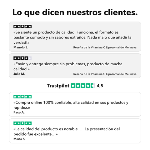 Vitamina C Liposomal (Cápsulas): Lo que dicen nuestros clientes