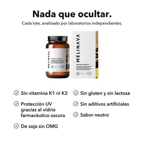 Nattokinasa 2000 FU: Nada que ocultar
