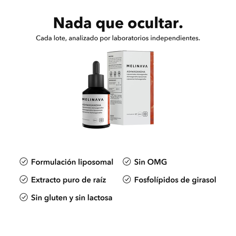 Ashwagandha Liposomal: Nada que ocultar