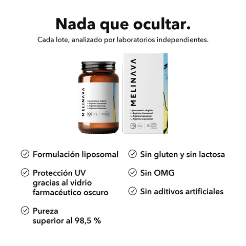 L-Arginina Liposomal: Nada que ocultar