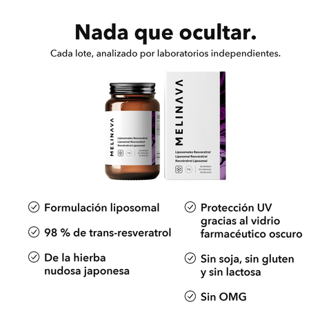Resveratrol Liposomal: Nada que ocultar