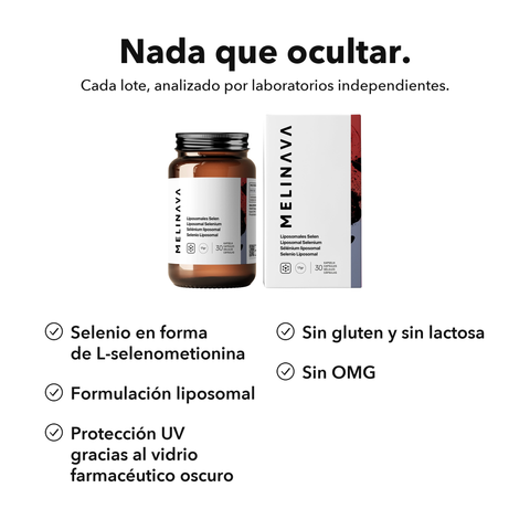 Selenio Liposomal: Nada que ocultar