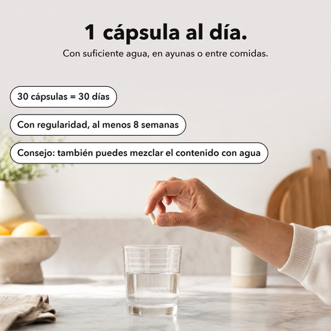 L‑Lisina Liposomal: 1 cápsula al día
