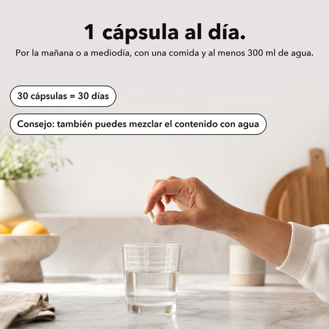Multivitaminas Liposomales: 1 cápsula al día
